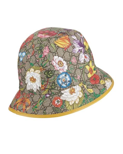 gucci flora bucket hat|Gucci bucket hat used.